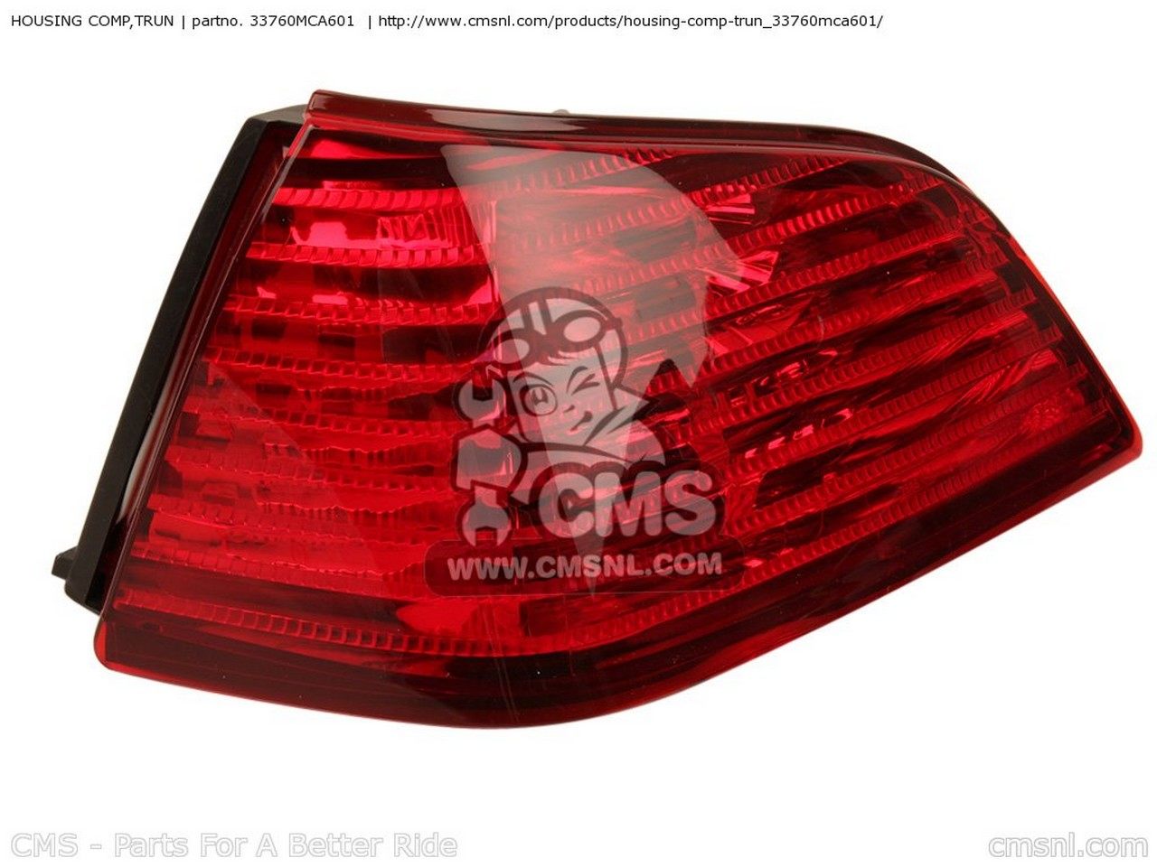 CMS シーエムエス HOUSING COMP，TRUN GL1800A GOLDWING 1 AUSTRALIA / KMH ENGLAND EUROPEAN DIRECT SALES FRANCE CMF 2 3 4 5 IRELAND HONDA ホンダ テールランプ 灯火類 電装系