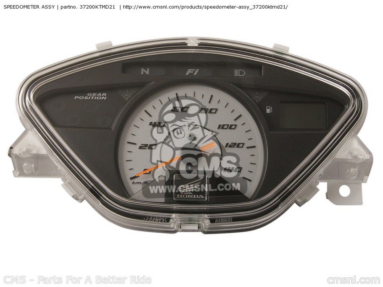 CMS シーエムエス SPEEDOMETER ASSY ANF125 2010 A ENGLAND / MKH EUROPEAN DIRECT SALES FRANCE GREECE INNOVA 2007 7 ANF125A HONDA ホンダ スピードメーター メーター・インジケーター関係 電装系