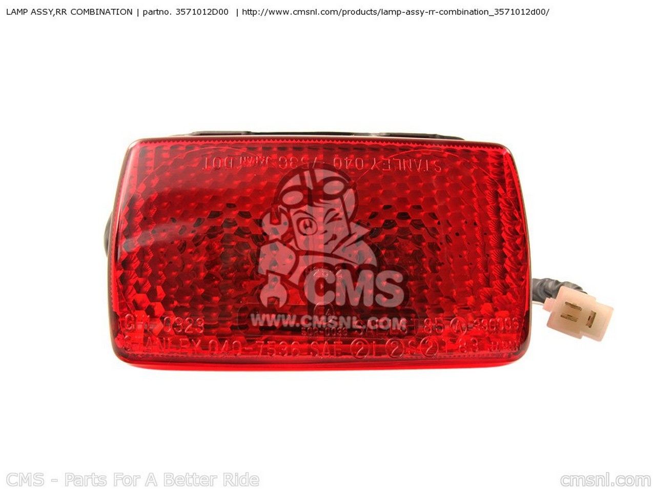 CMS シーエムエス LAMP ASSY，RR COMBINATION GS500E 1997 V E02 E04 E22 E24 E25 E34 E37 1998 W E18 1999 X 2000 Y GS500EU E39 SUZUKI スズキ テールランプ 灯火類 電装系