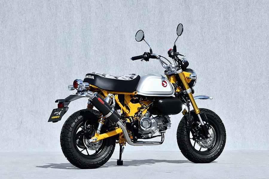 YAMAMOTO RACING ヤマモトレーシング SPEC-A チタン DOWN モンキー125 HONDA ホンダ フルエキゾーストマフラー マフラー サイレンサー:カーボン/重量:2.1kg(STD4.8kg)|ウェビック 店