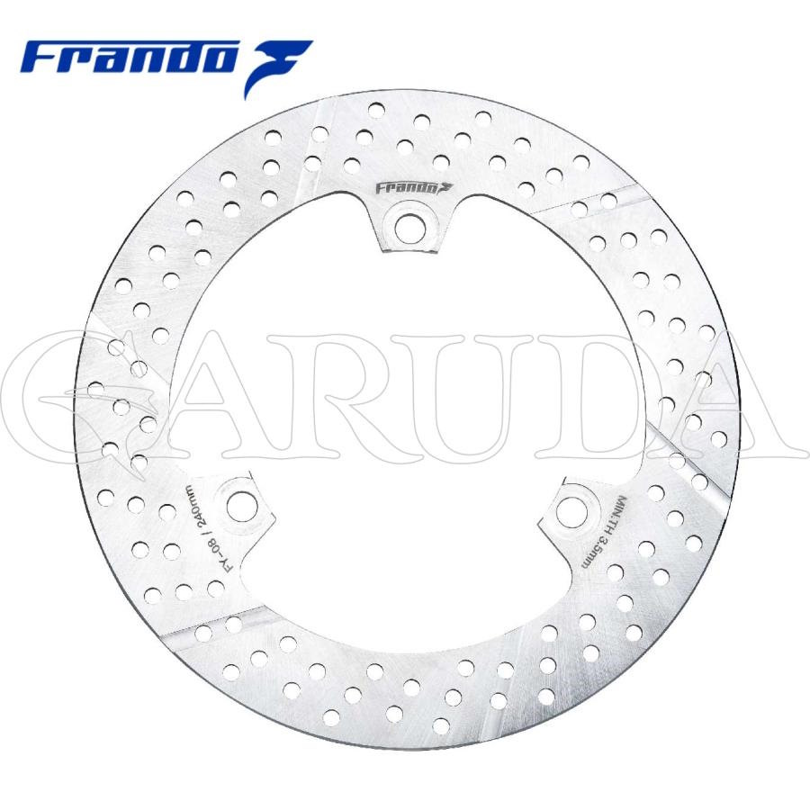 frando フランド 【FY08】リジットブレーキディスク リア オーバーサイズ用 CYGNUS GRYPHUS NMAX X FORCE FORCE2.0 YAMAHA ヤマハ ディスクアウターローター ブレーキ｜ウェビック　店