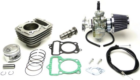 CLIPPING POINT クリッピングポイント ボアアップ80ccキット+ハイカムST-1+ビッグキャブ18Φ&クリーナー XR50モタード HONDA ホンダ ボアアップキット エンジンパーツ エンジン