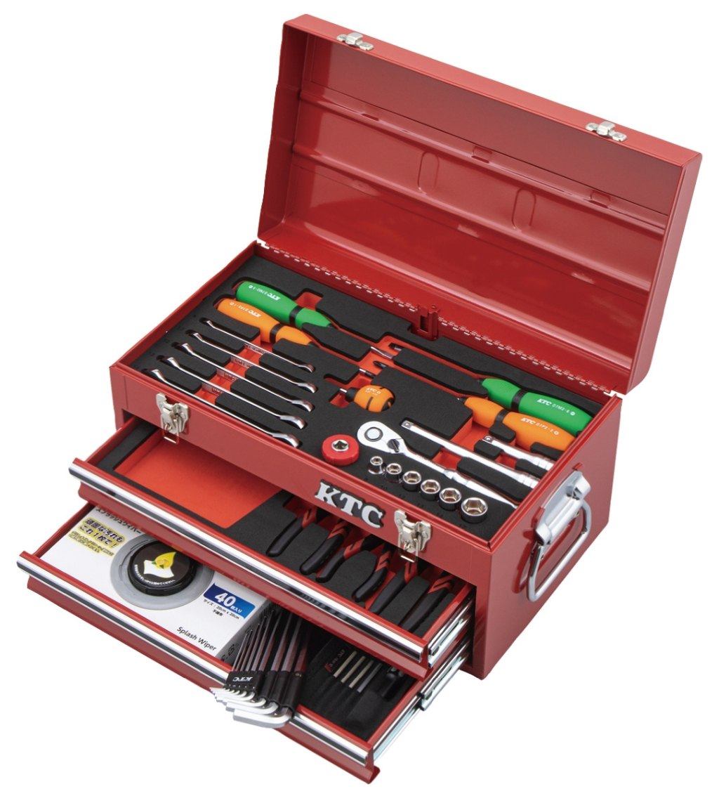 KTC ケイティーシー スタンダードセット40点 (レッド) セット工具|ウェビック 店
