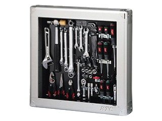 KTC ケイティーシー 工具セット(薄型収納メタルケース)［56点］ セット工具