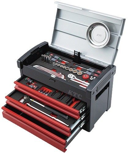KTC ケイティーシー 工具セット(チェストタイプ)［66点］ セット工具