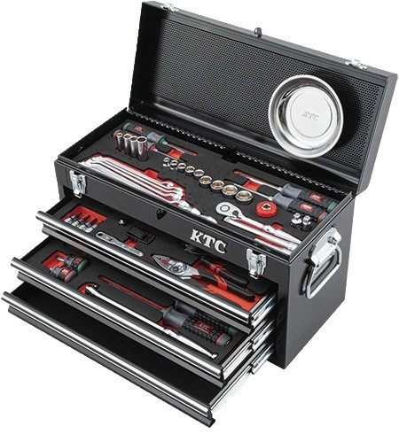 KTC ケイティーシー 工具セット(チェストタイプ)［66点］ セット工具