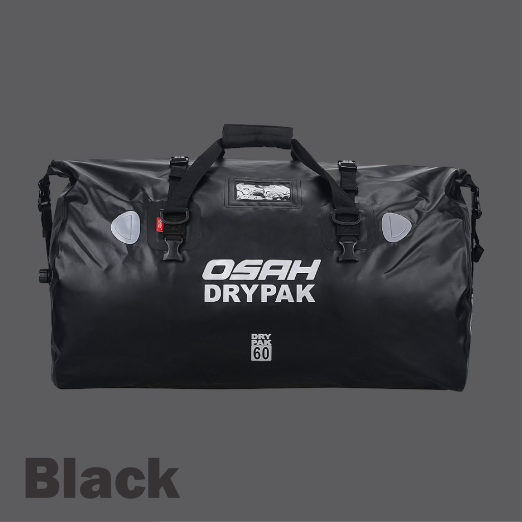 OSAH DRYPAK オサードライパック ユニバーサル 60L ドリフト ダッフルバッグ ブラック ライディングギアバッグ バッグ