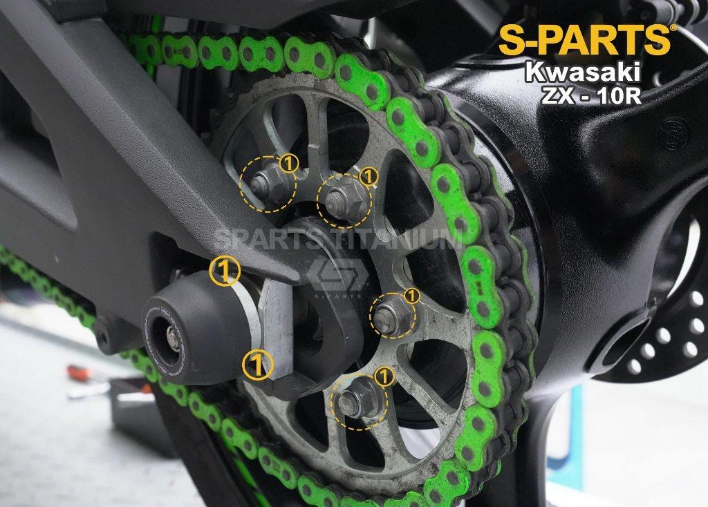 楽天市場】S-PARTS エスパーツ リアスプロケット用チタンナットセット