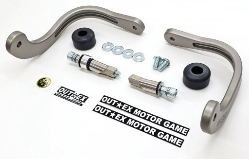 OUTEX アウテックス 振動吸収レバーガード 削り出しワンピース CT125 クロスカブ DAX125 スーパーカブ HONDA ホンダ レバーガード ハンドル