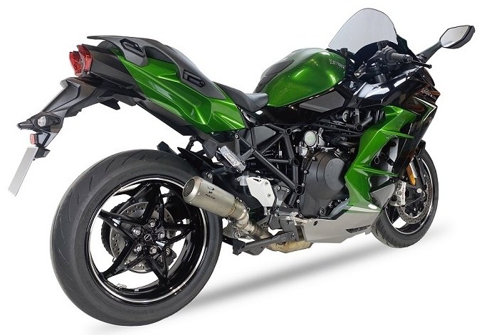 IXRACE アイエックスレース MK2T コニカルショート スリップオンマフラー NINJA H2 SX SE KAWASAKI カワサキ マフラー