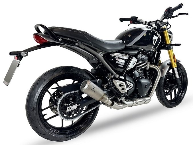 IXRACE アイエックスレース MK2T コニカルショート スリップオンマフラー SPEED 400 SCRAMBLER X TRIUMPH トライアンフ マフラー