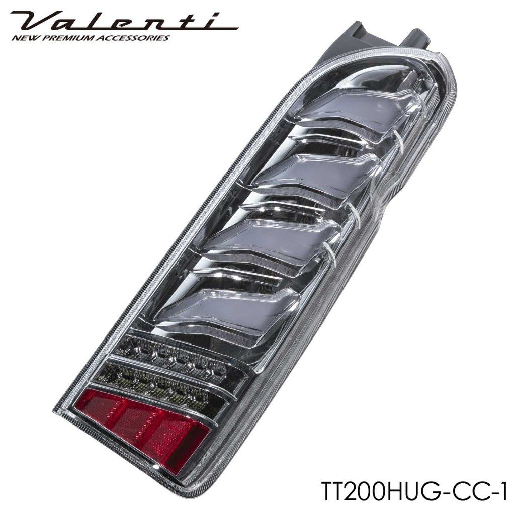 Valenti バレンティ 200系ハイエース ジュエルLEDテールランプ ウルトラ γガンマ OEA シーケンシャルウインカー トヨタハイエース トヨタレジアスエース ウインカー 灯火類 電装系 カラー：クリア／クローム