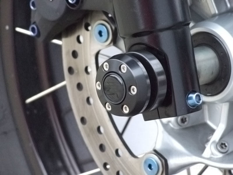 P&A International P&Aインターナショナル フロントフォークスライダー X-Pad (エックスパッド) GSF1250 Bandit GSX1250 FA SUZUKI スズキ アクスルスライダー フレーム