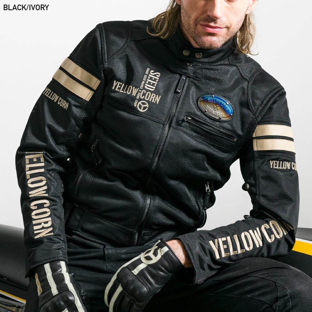 YB4105 ブラック/ゴールド 3Lサイズ メッシュジャケット イエローコーン Amazon | [イエローコーン] YB-4105 メッシュジャケット BK/GM