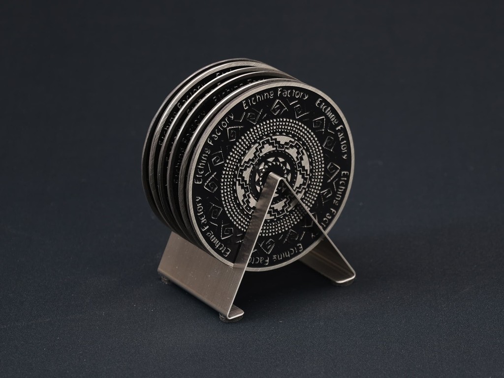 ETCHING FACTORY エッチングファクトリー ステンレスコースター その他グッズ バイク関連グッズ