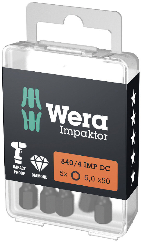 WERA ヴェラ ダイヤモンドコーティング インパクトドライバー用 ドライバービット10個入り セット工具