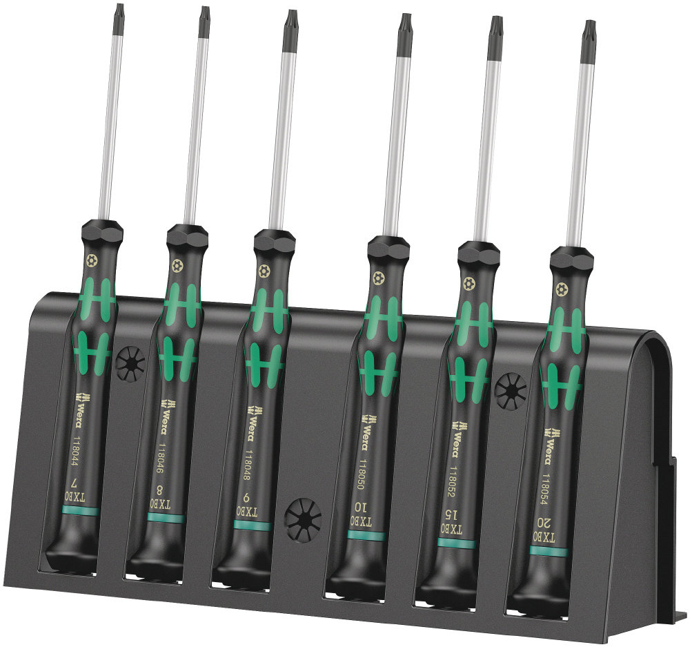 WERA ヴェラ 精密用プラス・マイナスドライバーセット セット工具