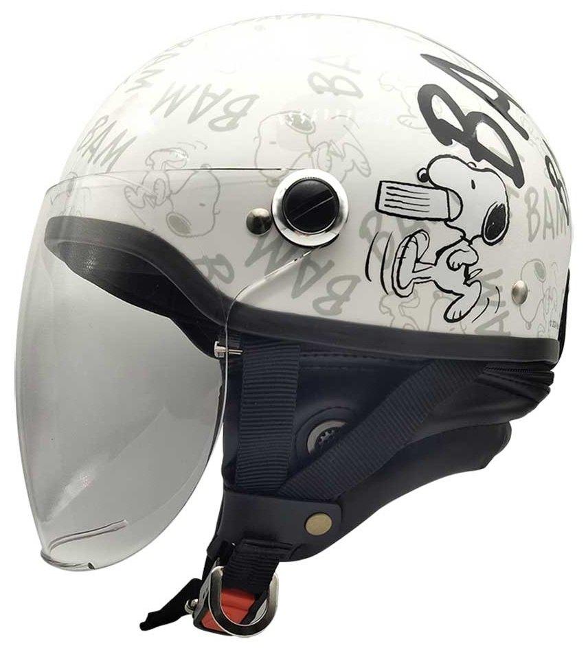 アークス AXS SNH-103 SNOOPY BAMBAM ハーフヘルメット 半帽タイプヘルメット ヘルメット