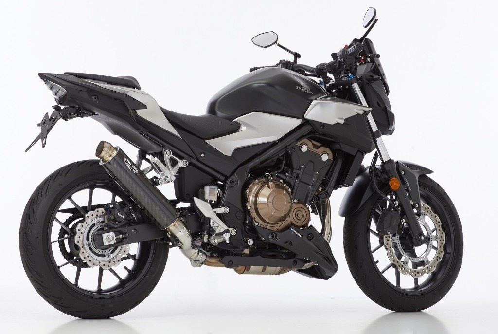 SHARK シャーク SRC 4 (2-1) スリップオンマフラー CB500 Hornet CBR500R NX500 HONDA ホンダ マフラー colour＆material：carbon