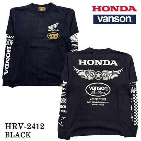 Honda Official Licensed Product ホンダオフィシャルプロダクト Honda×VANSON 天竺フェイクロンTEE Tシャツ アパレル 7,257円