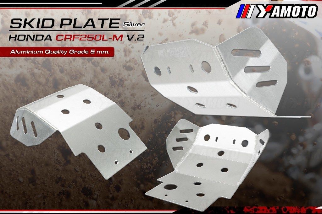 Yamoto Thailand:ヤモト タイランド Crankcase guard M CRF250L 5mm. V2 CRF250M HONDA ホンダ クランクケースカバー エンジンパーツ エンジン