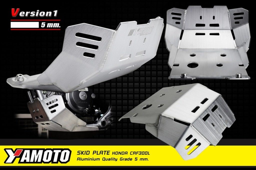 Yamoto Thailand:ヤモト タイランド Crankcase guard Skid plate CRF300L V.1 (5mm.) HONDA ホンダ クランクケースカバー エンジンパーツ エンジン