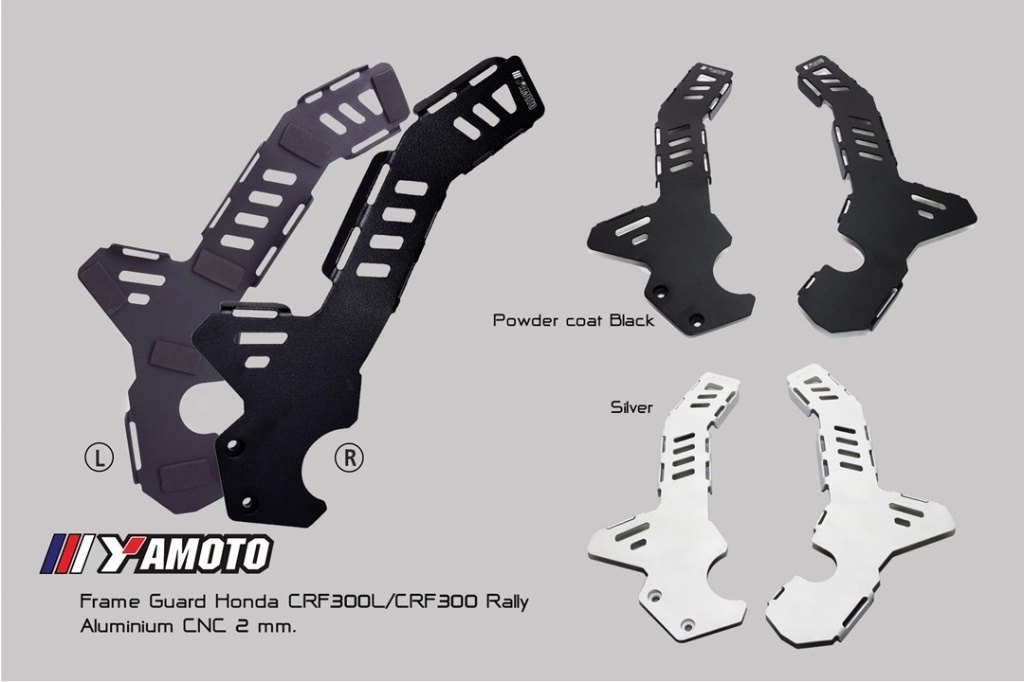Yamoto Thailand:ヤモト タイランド Frame guard CRF300L/RALLY CRF300L CRF300RALLY HONDA ホンダ フレームカバー フレーム|ウェビック 店