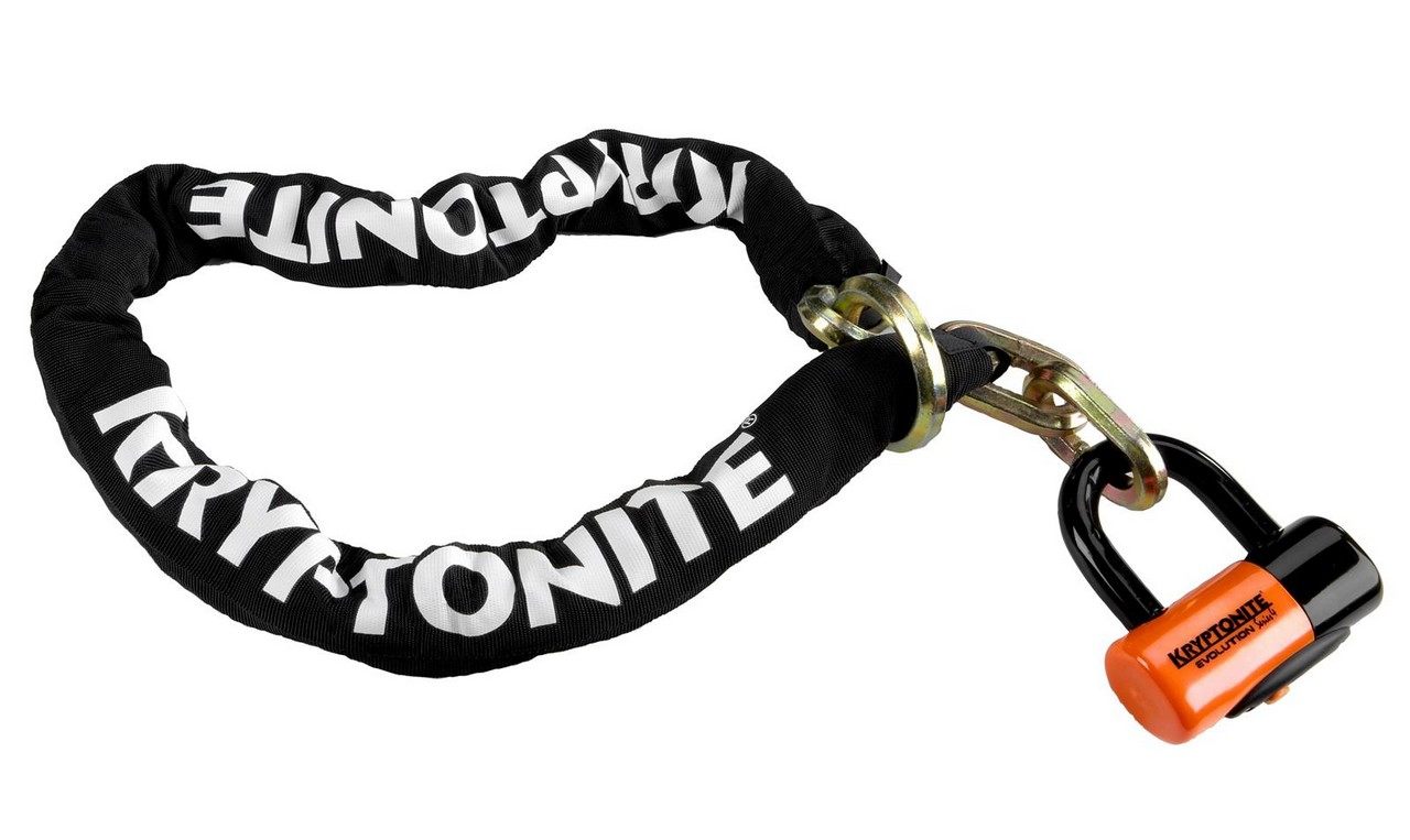 KRYPTONITE クリプトナイト ニューヨークヌースチェーン＆EV4ディスクロック チェーンロック 保管・盗難防止用品