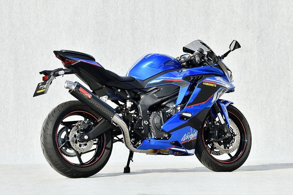 YAMAMOTO RACING ヤマモトレーシング SPEC-A チタン UP カーボン ZX-4R KAWASAKI カワサキ フルエキゾーストマフラー マフラー