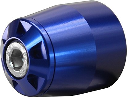 U-KANAYA ユーカナヤ アルミバーエンド ミディアムウエイト MT-10 MT-09 SP MT-07 XSR900 XSR700 NIKEN YAMAHA ヤマハ バーエンド ハンドル バーエンド本体カラー：ブルー / エンドキャップカラー：ゴールド