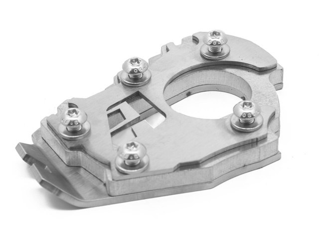 AltRider アルトライダー Side Stand Enlarger Foot with 6mm Riser R 1200 GS Water Cooled BMW スタンドパッド・エクステンション フレーム｜ウェビック　店