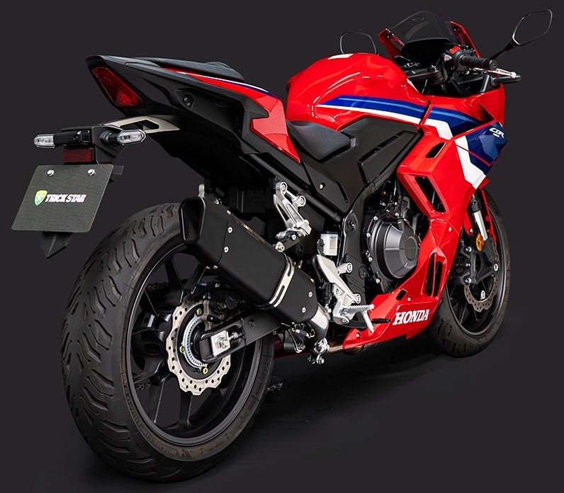 TRICKSTAR トリックスター 政府認証スリップオンマフラーIKAZUCHI CBR400R HONDA ホンダ スリップオンマフラー マフラー タイプ：IKAZUCHI焼チタンサイレンサー