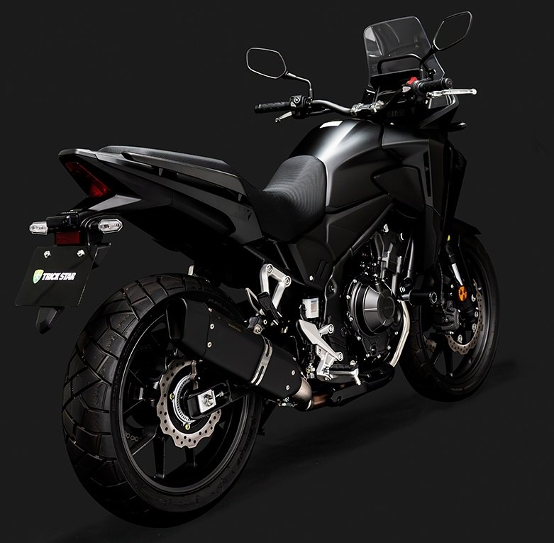 TRICKSTAR トリックスター 政府認証スリップオンマフラーIKAZUCHI NX400 HONDA ホンダ スリップオンマフラー マフラー タイプ：IKAZUCHIブラックエディション｜ウェビック　店
