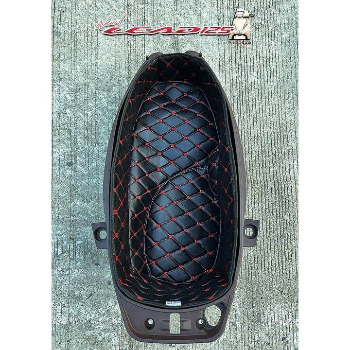 PIGASZO ピガッツォ Under-seat carpet with heat insulation Honda LEAD125 HONDA ホンダ その他シートオプション・補修部品 シート関連 外装 カラー：Black red thread 7,078円