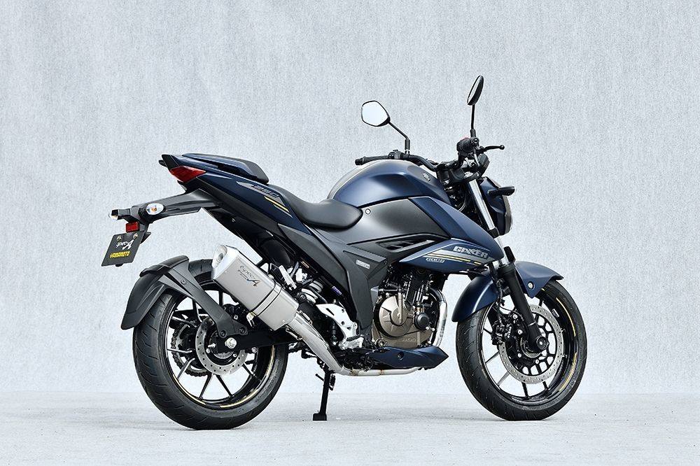 YAMAMOTO RACING ヤマモトレーシング SPEC-A SUS TYPE-SA ジクサー250 ジクサーSF250 SUZUKI スズキ フルエキゾーストマフラー マフラー サイレンサー：チタン