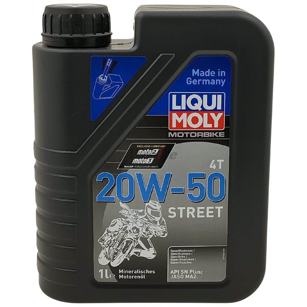 LIQUI MOLY リキモリ Motorbike STREET 4T (ストリート) 【20W-50】【4サイクルオイル】 4サイクルオイル オイル｜ウェビック　店