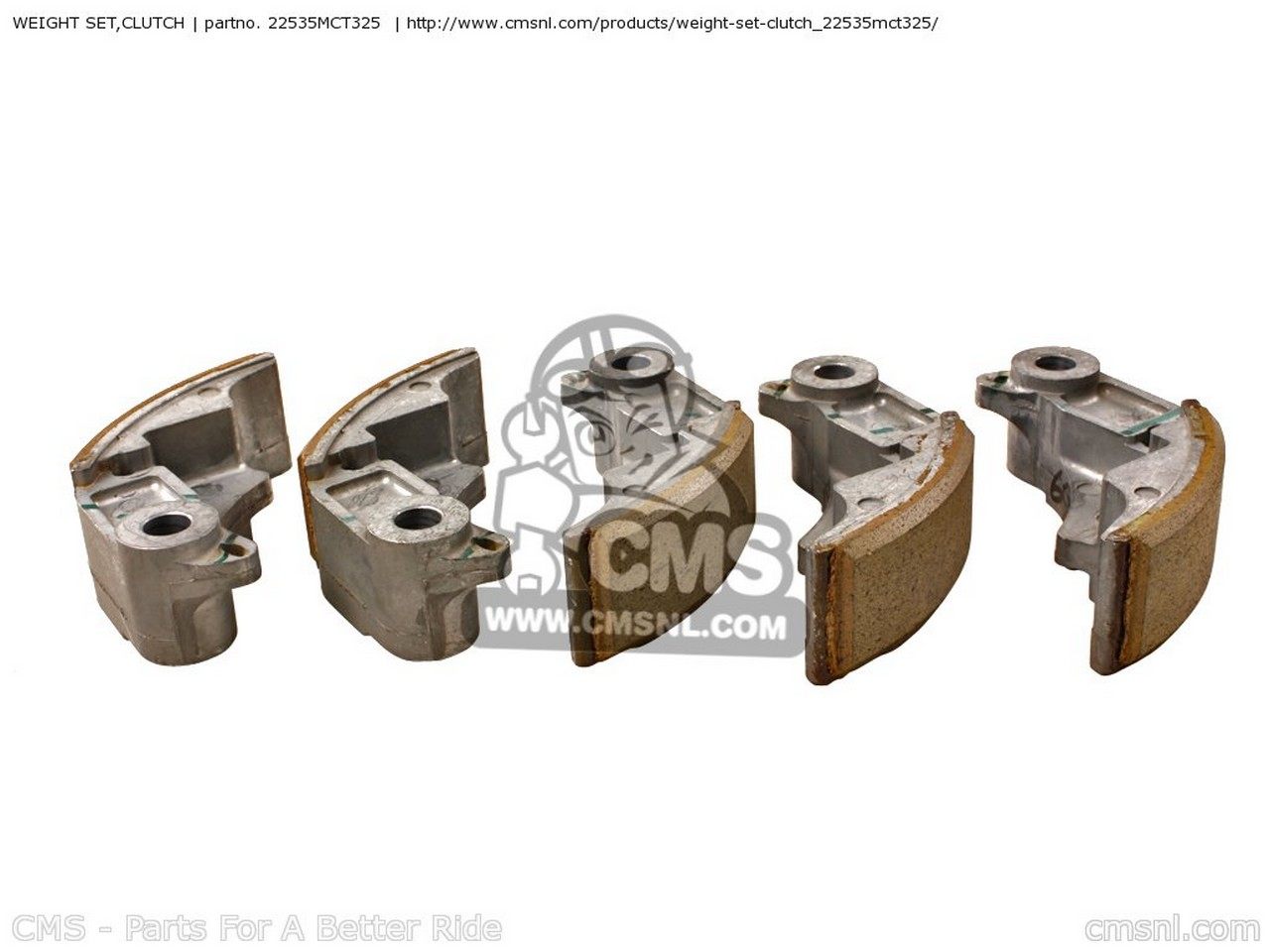 CMS シーエムエス WEIGHT SET，CLUTCH FJS400A SILVER WING 2009 9 FRANCE / ABS CMF 2F SINGAPORE FJS400D 2006 6 EUROPEAN DIRECT SALES FJS600A 2007 7 ENGLAND MPH IRELAND FJS600D HONDA ホンダ その他クラッチオプション・補修部品 駆動系