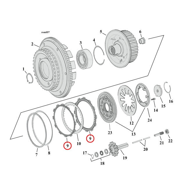 ALTO PRODUCTS アルトプロダクツ KRYPTONITE X-TRA PLATE CLUTCH KIT 98-16 B．T． EXCL． 15-16 WITH A＆S HARLEY-DAVIDSON ハーレーダビッドソン その他クラッチオプション・補修部品 駆動系