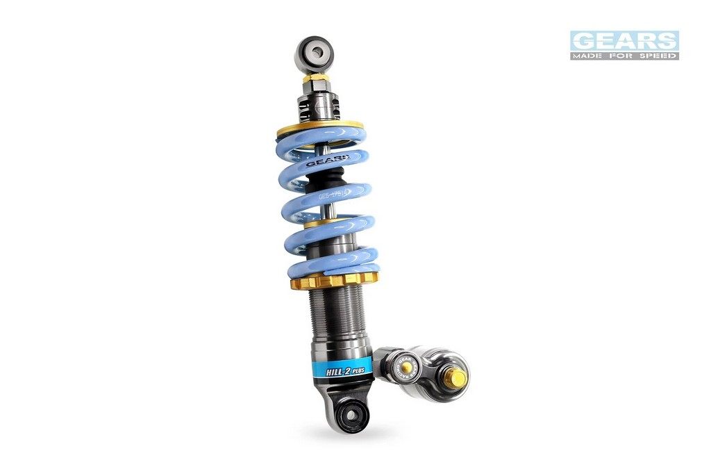 GEARS RACING ギアーズレーシング H2P リアサスペンション CBR650R / CB650R (19-20) HONDA ホンダ サスペンション 足回り カラー:クラシックブルー / タイプ:油圧スプリングプリロード付き (ゴールド)|ウェビック 店