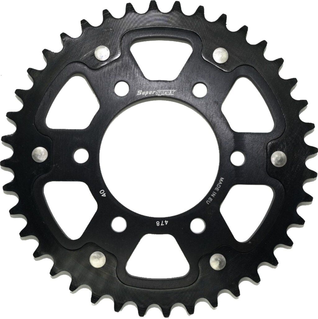 Supersprox スーパースプロックス ドリブン スプロケット リア ステルス (STEALTH) アルミ&スチール ZX-6R ZX-6RR Z750 S NINJA400 R ER-6f ER-6n NINJA650 VERSYS 650 VULCAN Z650RS Z650 ZX-25R KAWASAKI カワサキ ドリブンスプロケット・リアスプロケット 駆動系|ウェビック 店