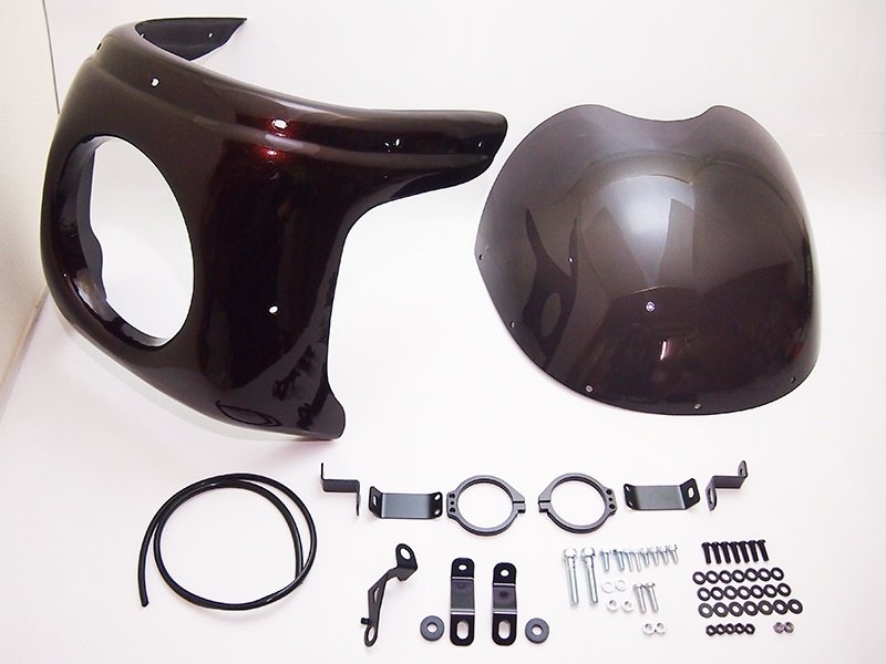 DOREMI COLLECTION ドレミコレクション ストーンカウル Z900RS KAWASAKI カワサキ ビキニカウル カウル関連 外装 カラー:ブラウン(純正車体色キャンディトーンブラウン)|ウェビック 店