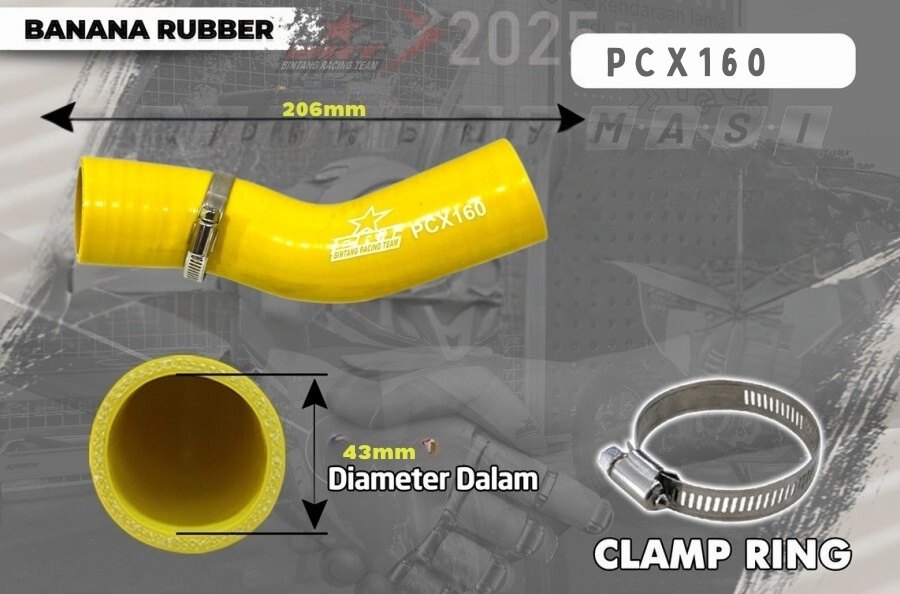 BRT ビーアールティー Velocity Banana Rubber PCX160 Vario 160 ADV160 HONDA ホンダ スロットルボディ 吸気関連 エンジン