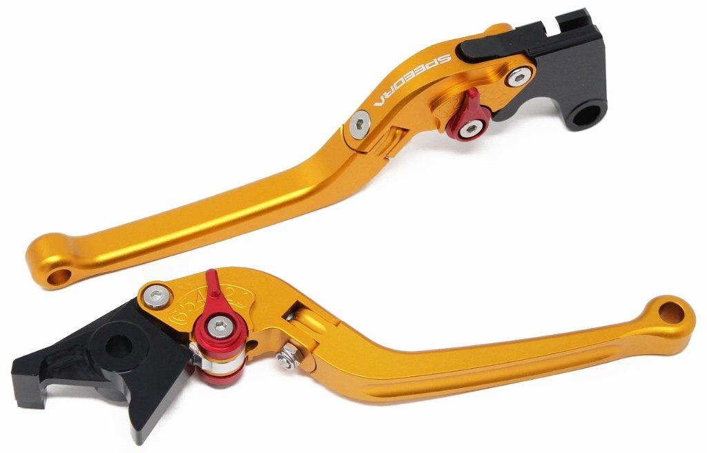 SPEEDRA スピードラ アジャストレバー スタンダード可倒式 X-ADV HONDA ホンダ ブレーキレバー ハンドル周辺パーツ ハンドル レバー本体カラー：マットゴールド / アジャスターカラー：マットシルバー｜ウェビック　店