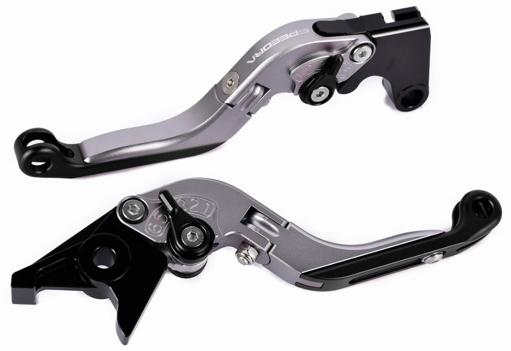 SPEEDRA スピードラ アジャストレバー 可倒延長式 X-ADV HONDA ホンダ ブレーキレバー ハンドル周辺パーツ ハンドル レバー本体カラー：マットチタン / アジャスターカラー：マットブラック / エクステンションカラー：マットグリーン 11,115円