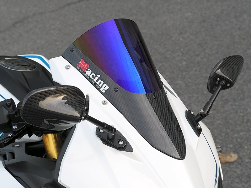 Magical Racing マジカルレーシング カーボントリムスクリーン CBR250RR HONDA ホンダ スクリーン 外装 タイプ:平織りカーボン製/スモーク / MagiVeilセラミックコーティング:なし|ウェビック 店