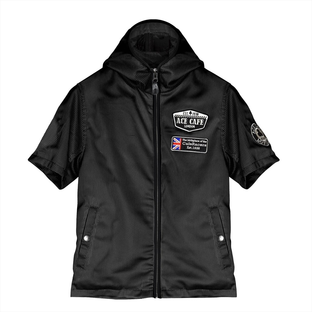 ACE CAFE LONDON エースカフェロンドン Short Sleeve See-through Mesh Jacket [ショートスリーブ シースルーメッシュジャケット] メッシュジャケット ジャケット アパレル