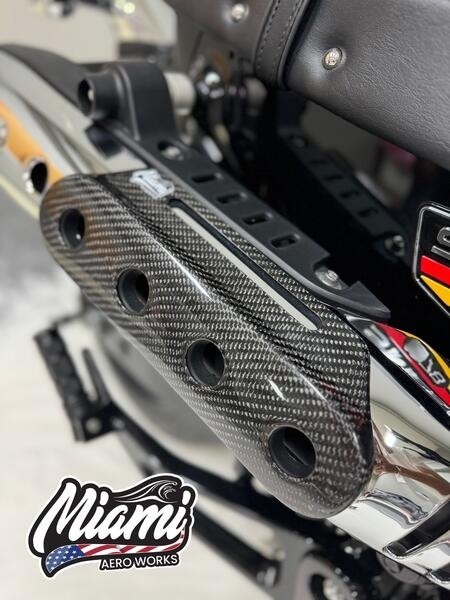 STORM AEROPARTS ストームエアロパーツ Heat protector exhaust Carbon DAX125i DAX125 HONDA ホンダ マフラーガード・ヒートガード マフラー|ウェビック 店