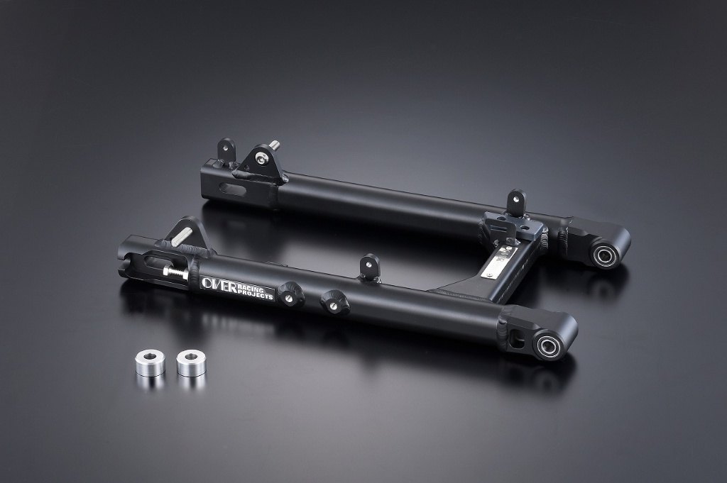 OVER オーヴァー スイングアーム タイプ6 mini スタビ無 スーパーカブ C125 HONDA ホンダ 足回り タイプ：スタンダードブラック塗装(焼付アクリル塗装)