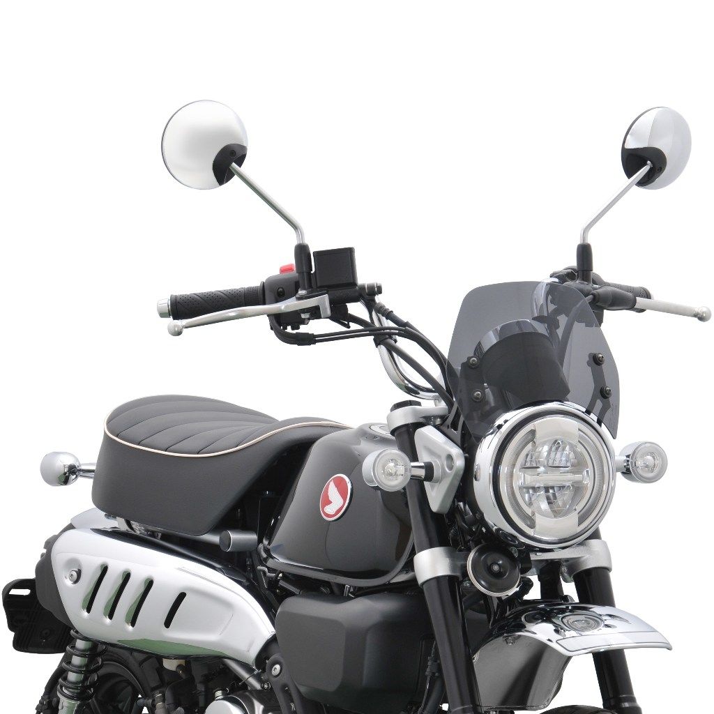 楽天市場】モンキー125 用 メーターバイザー スクリーン 風除け