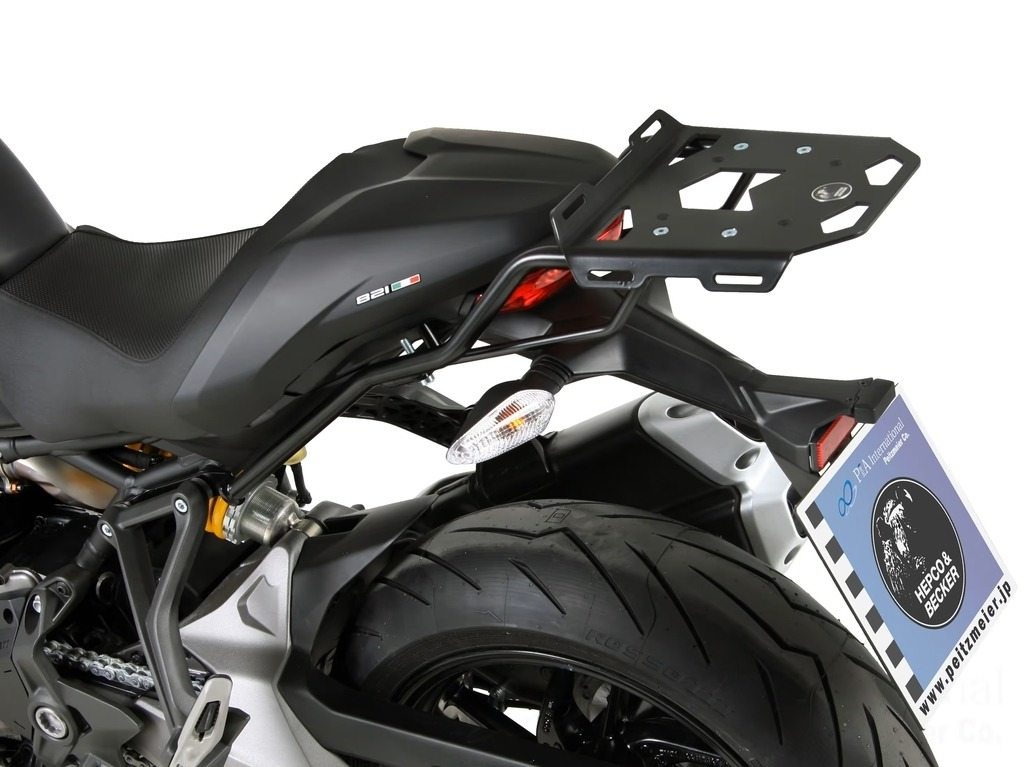 HEPCO&BECKER ヘプコ&ベッカー リアキャリア Smartrack/スマートラック Monster 821 1200 S R DUCATI ドゥカティ バッグ・ボックス取り付けステー 車体用バッグ・ケース|ウェビック 店
